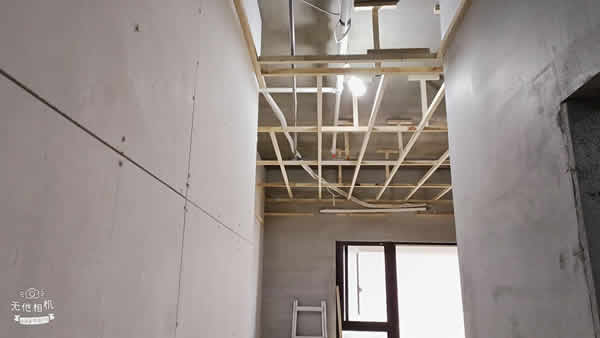 高雄住家翻修 : 輕隔間工程-矽酸鈣板-高雄輕鋼架