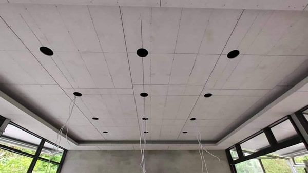 高雄房屋裝修 : 輕鋼架天花板-矽酸鈣板-暗架天花板