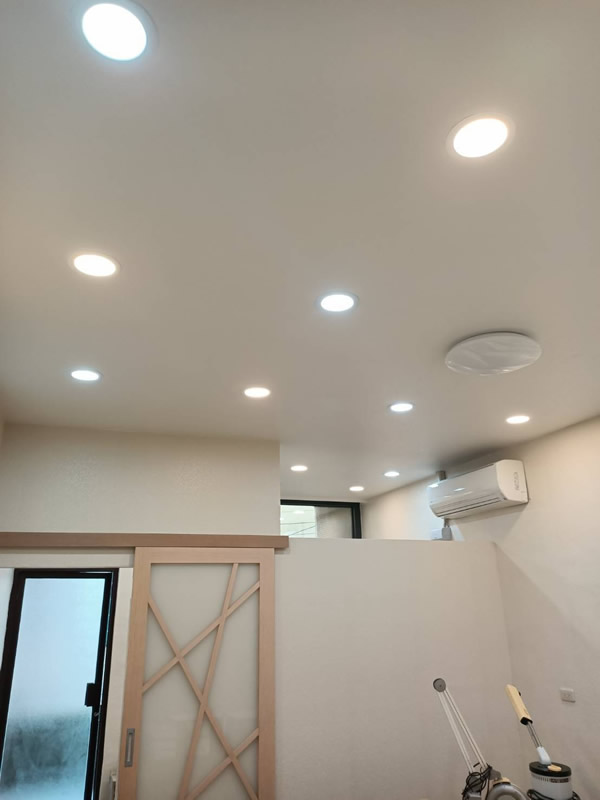 高雄房屋修繕 : 輕鋼架天花板-暗架天花板-矽酸鈣板