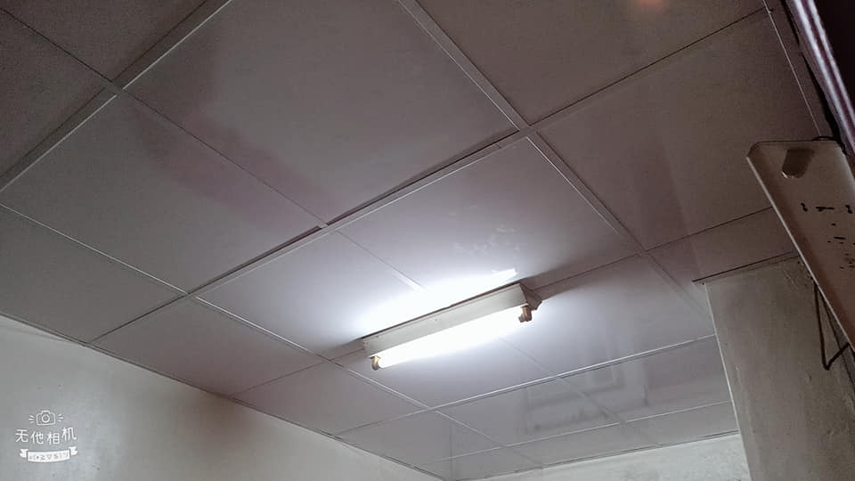 廠房辦公室 : 天花板更換-輕鋼架天花板-明架天花板